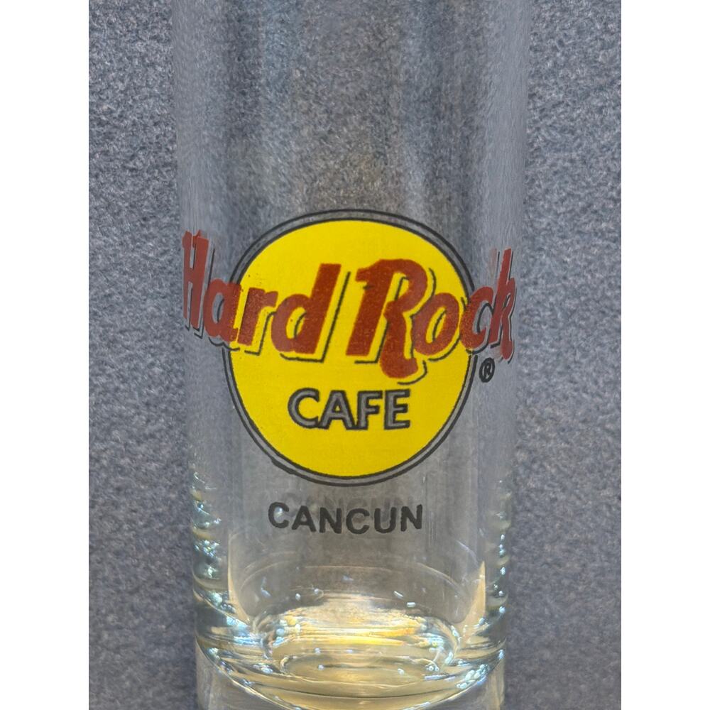 Lot of 4 Hard Rock Cafe 4” Shot Glass Minneapolis San Francisco Honolulu Cancun - Picture 9 of 9
